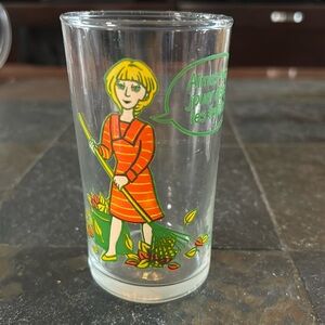 VTG Rare 80s Passe-Partout Juice Collectible Drinking Glass Perline